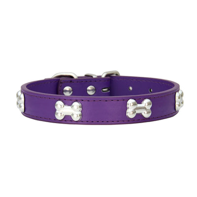 Collar PU Leather Dog Leash