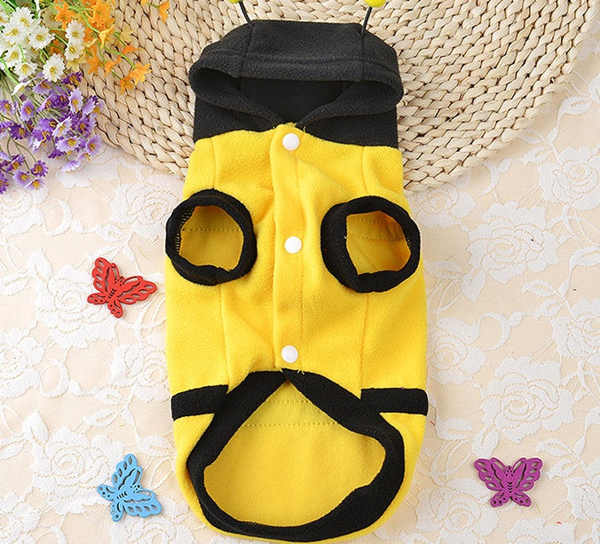 Cute Bees Dog Cat Clothes